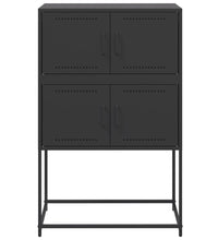 Sideboard Schwarz 68,5x38,5x107 cm Stahl