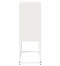 Sideboard Weiß 68,5x38,5x107 cm Stahl