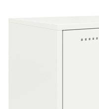 Sideboard Weiß 68,5x38,5x107 cm Stahl