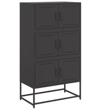 Sideboard Schwarz 68,5x38,5x123,5 cm Stahl