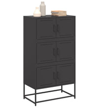 Sideboard Schwarz 68,5x38,5x123,5 cm Stahl