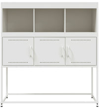 Sideboard Weiß 100,5x39x107 cm Stahl