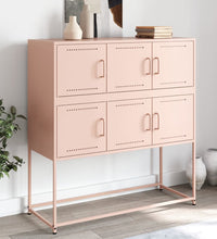 Sideboard Rosa 100,5x39x107 cm Stahl