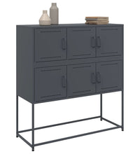 Sideboard Anthrazit 100,5x39x107 cm Kaltgewalzter Stahl