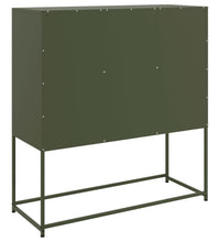 Sideboard Olivgrün 100,5x39x107 cm Stahl