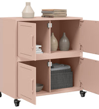 Sideboard Rosa 68,5x39x72 cm Kaltgewalzter Stahl