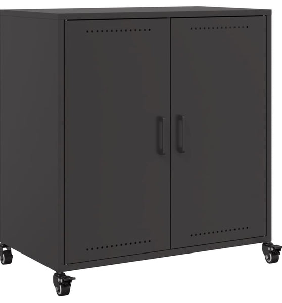 Sideboard Schwarz 68,5x39x72 cm Stahl