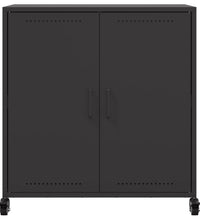 Sideboard Schwarz 68,5x39x72 cm Stahl