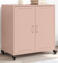 Sideboard Rosa 68,5x39x72 cm Kaltgewalzter Stahl