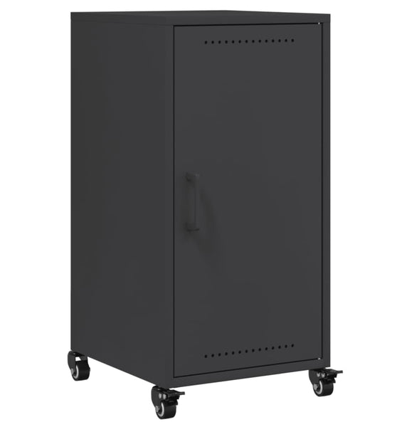 Sideboard Schwarz 36x39x72 cm Kaltgewalzter Stahl