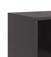 Sideboard Schwarz 100,5x39x72 cm Kaltgewalzter Stahl