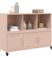 Sideboard Rosa 100,5x39x72 cm Kaltgewalzter Stahl