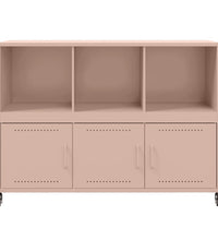 Sideboard Rosa 100,5x39x72 cm Kaltgewalzter Stahl