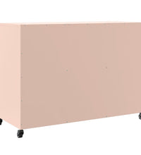 Sideboard Rosa 100,5x39x72 cm Kaltgewalzter Stahl