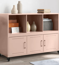 Sideboard Rosa 100,5x39x72 cm Kaltgewalzter Stahl