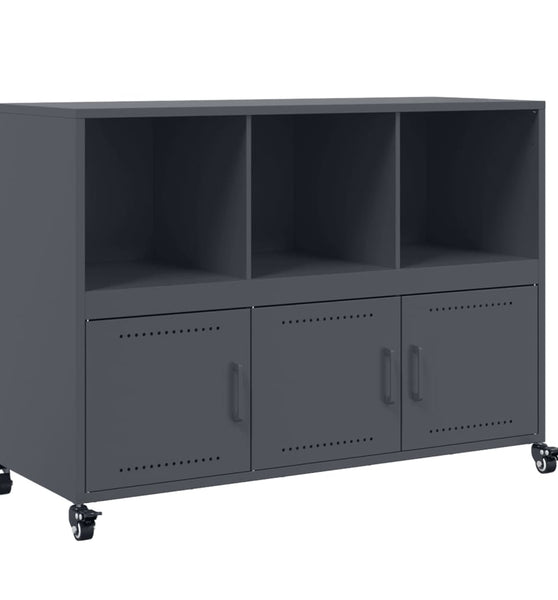 Sideboard Anthrazit 100,5x39x72 cm Kaltgewalzter Stahl