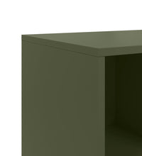 Sideboard Olivgrün 100,5x39x72 cm Kaltgewalzter Stahl