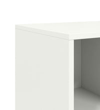 Sideboard Weiß 100,5x39x72 cm Kaltgewalzter Stahl