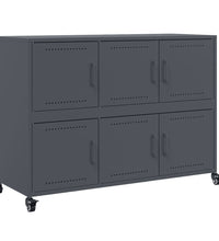 Sideboard Anthrazit 100,5x39x72 cm Kaltgewalzter Stahl