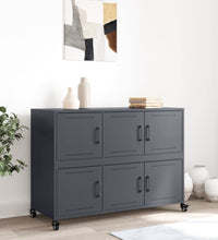 Sideboard Anthrazit 100,5x39x72 cm Kaltgewalzter Stahl