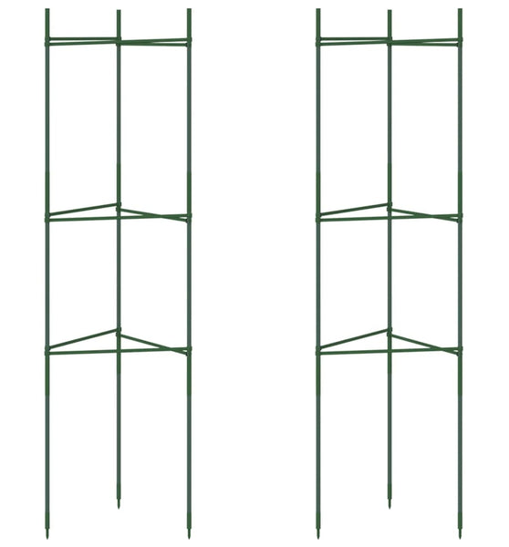 Tomatenkäfig 2 Stk. 116 cm Stahl und PP