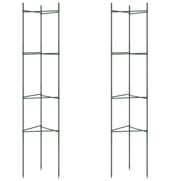 Tomatenkäfig 2 Stk. 154 cm Stahl und PP