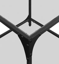 Couchtische mit Glasplatte 2 Stk. Transparent 50x50x40 cm Stahl