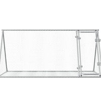 Hasenstall Silbern 200x105x91 cm Verzinkter Stahl
