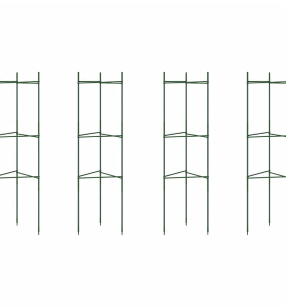 Tomatenkäfige 4 Stk. 116 cm Stahl und PP