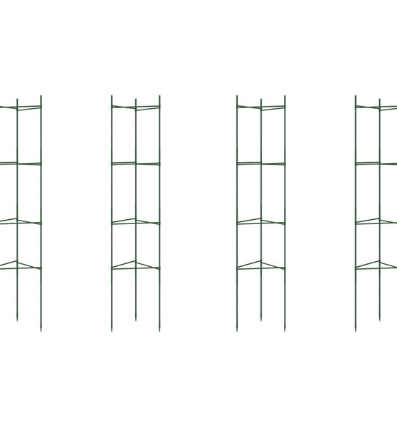 Tomatenkäfige 4 Stk. 154 cm Stahl und PP