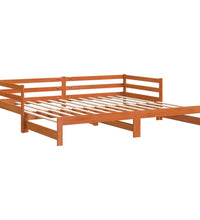 Tagesbett Ausziehbar ohne Matratzen 90x190 cm Massivholz