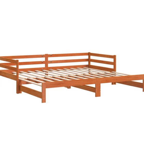 Tagesbett Ausziehbar ohne Matratzen 90x190 cm Massivholz