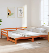 Tagesbett Ausziehbar ohne Matratzen 90x190 cm Massivholz