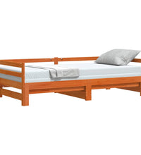 Tagesbett Ausziehbar ohne Matratzen 90x190 cm Massivholz