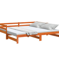 Tagesbett Ausziehbar ohne Matratzen 90x190 cm Massivholz