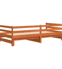 Tagesbett Ausziehbar ohne Matratzen 90x190 cm Massivholz