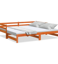 Tagesbett Ausziehbar ohne Matratzen 90x190 cm Massivholz