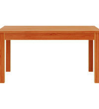 Couchtisch Wachsbraun 80x50x40 cm Massivholz Kiefer