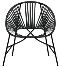 Gartenstuhl-Set 3-tlg. Schwarz Poly Rattan