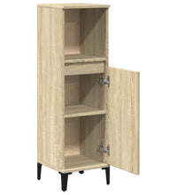 Badschrank Sonoma-Eiche 30x30x100 cm Holzwerkstoff