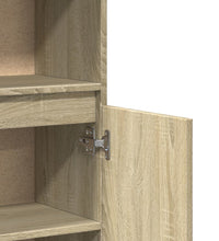 Badschrank Sonoma-Eiche 30x30x100 cm Holzwerkstoff