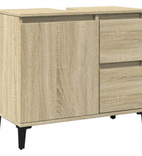 Badschrank Sonoma-Eiche 65x33x60 cm Holzwerkstoff