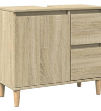 Badschrank Sonoma-Eiche 65x33x60 cm Holzwerkstoff