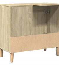 Badschrank Sonoma-Eiche 65x33x60 cm Holzwerkstoff