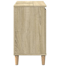 Waschbeckenunterschrank Sonoma-Eiche 58x33x60 cm Holzwerkstoff