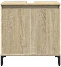 Waschbeckenunterschrank Sonoma-Eiche 58x33x60 cm Holzwerkstoff