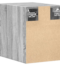 Wandschrank Grau Sonoma 30x42,5x40 cm Holzwerkstoff