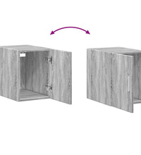 Wandschrank Grau Sonoma 30x42,5x40 cm Holzwerkstoff