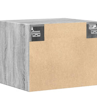 Wandschrank Grau Sonoma 50x42,5x40 cm Holzwerkstoff