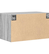 Wandschrank Grau Sonoma 70x42,5x40 cm Holzwerkstoff